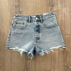 ZARA denim shorts size 6